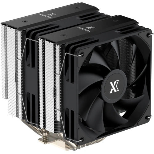 Кулер XASTRA AX620 Basic LGA1851/1700/1200/115X/AM5/AM4 (Dual Tower, TDP 265W, 6 тепл.трубок 6мм , 2xPWM 120mm black ,медное основание) RET