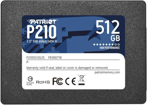 SSD Patriot 512Gb P210 P210S512G25