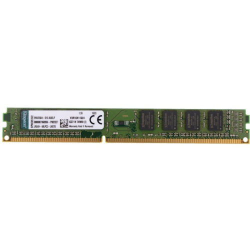 ОЗУ Kingston KVR16N11S8/4 ValueRAM, DDR3-1600 4GB PC3-12800, CL11, 1.5V, Single Rank (1Rx8 512M), retail