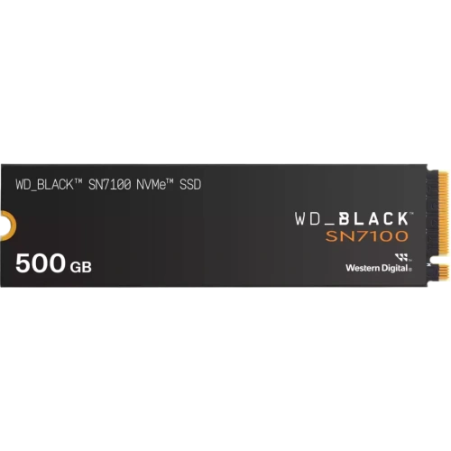 SSD Western Digital SN7100 (WDS500G4X0E) Black M2.2280 PCIe 4.0 500Gb, 6800MBs/5000MBs, TBW 300, 1 year