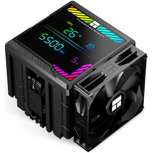 Кулер Thermalright Peerless Assassin 140 Digital Black (PA140-DG-BL) (4-pin PWM, 165mm, Ni/Cu, 6x6mm, 1x120mm + 1x140mm, 82.CF)