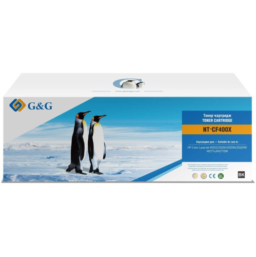 Картридж лазерный G&G GG-CF400X черный (2800стр.) для HP CLJ M252/252N/252DN/252DW/M277n/M277DW