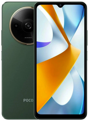 Смартфон Poco C61 3/64 Гб Lte Зеленый Смартфон Poco C61 3/64 Гб Lte Зеленый