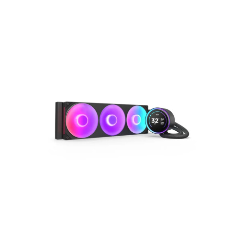 СВО NZXT Kraken Elite 360 RGB (RL-KR36E-B2) (270W, 360mm, LED temp., Black, Fans 1xF360)