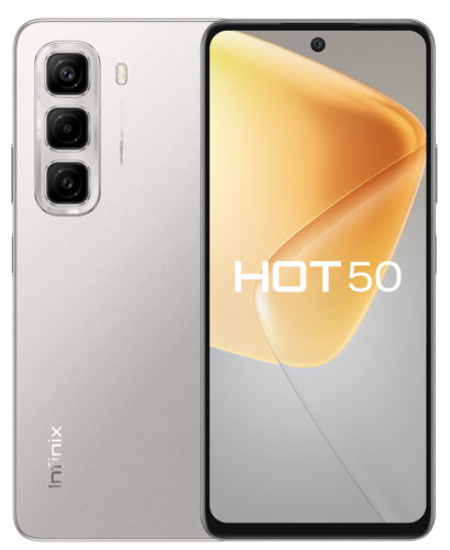 Смартфон Infinix Hot 50 6/256Гб Lte Титановый Серый