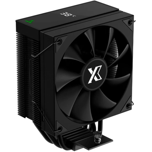 Кулер XASTRA AR400 Digital BK LGA1851/1700/1200/115X/AM5/AM4 (TDP 220W, 4 тепл.трубки ,PWM Fan 120mm black , top cover with display, black)