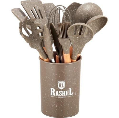 Набор кухонный Rashel R-18012 Коричневый мрамор