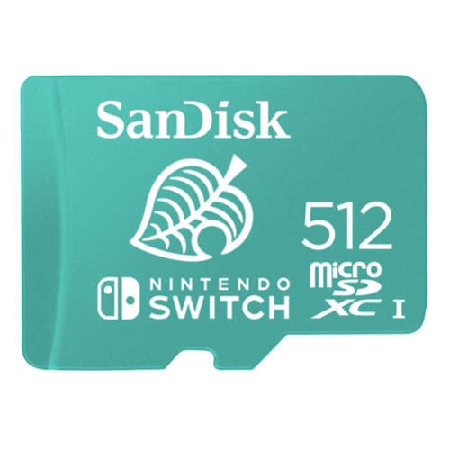 Карта памяти SanDisk SDSQXAO-512G-GN3ZN microSDXC 512GB Class 10 UHS-I A1 C10 V30 U3 for Nintendo Switch 100/90 MB/s