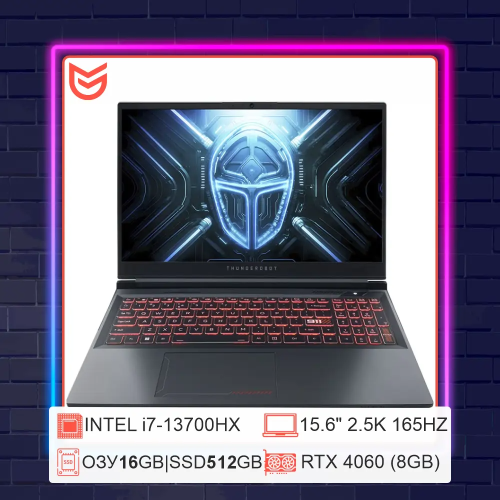 15.6" Ноутбук Thunderobot R15-17137HX407016G512 ГБQ165HMG | i7-13700HX + RTX 4060 | 165Hz 2.5K IPS