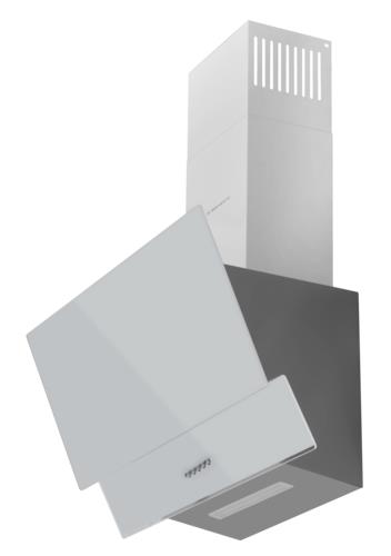 Вытяжка наклонная Delvento DLV52W белый/белый