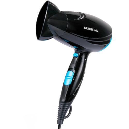 Фен Starwind SHD 7066 черный/синий