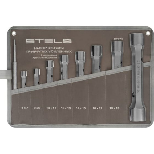 Набор ключей STELS 13779 трубок торцевых усиленных 9 предметов crv
