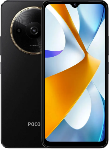 Смартфон Poco C61 3/64 Гб Lte Черный Смартфон Poco C61 3/64 Гб Lte Черный