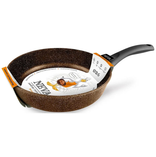 Сковорода Нева Металл Посуда NGB126 Neva Granite 26 Brown