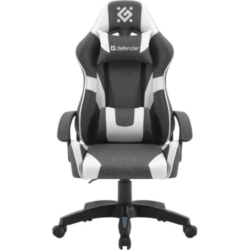 Игровое кресло Defender Ibis 64043 Grey/White Игровое кресло Defender Ibis 64043 Grey/White