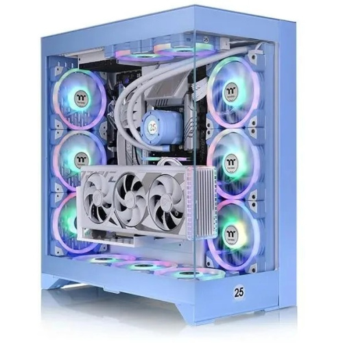 Корпус Thermaltake CTE E660MX Hydrangea голубой (CA-1Y3-00MFWN-01) без БП E-ATX 11x120mm 4x140mm 2xUSB3.0 audio bott PSU