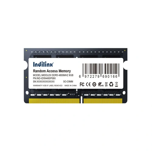 ОЗУ Indilinx IND-ID5N48SP08X DDR 5 SO-DIMM 8Gb 4800MHZ