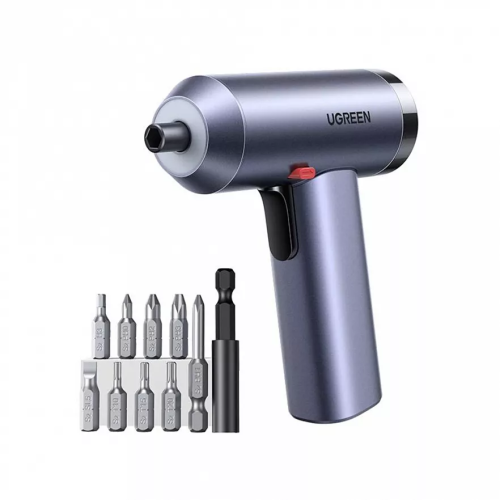 Шуруповерт UGREEN UT118 (15712) Electric Screwdriver Set Gray