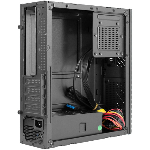 Корпус Exegate MI-302U-450 EX298795RUS Desktop (mATX/mini-ITX, TPS450 8см, 1*USB+1*USB3.0, HD аудио, черный)