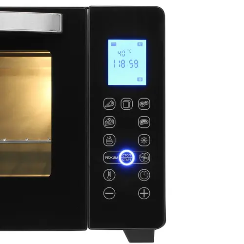 Мини-печь Hyundai MIO-HY096 28л. черный