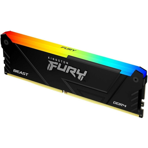 ОЗУ Kingston Fury Beast Black RGB XMP KF432C16BB12A/16 16GB DDR4 3200MHz DIMM CL16, 1.35V 288-pin Non-ECC