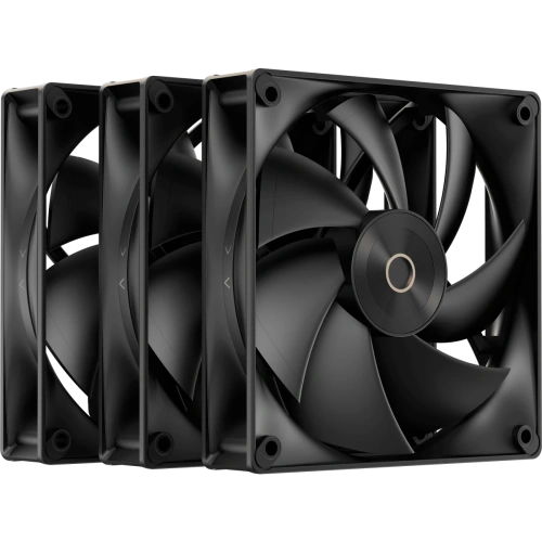 Вентилятор Ocypus Delta F12 BK 3 in 1, 120x120x25mm, 4-Pin PWM, 500-2000 RPM, 29 DBA Max, Hydro Bearing