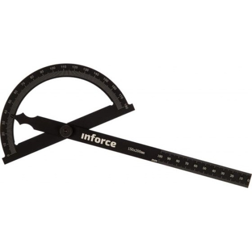 Транспортир с линейкой Inforce 06-11-64 200мм