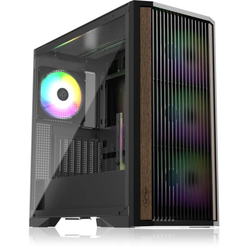 Корпус RAIJINTEK Agos Max-MS4, Black (0R20B00261) без БП, Midi-Tower, TG, 4x140mm ARGB, 2xUSB 3.0 + 1xUSB Type-C, E-ATX, ATX, mITX