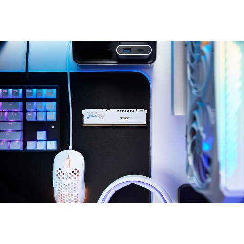 ОЗУ Kingston Fury Beast KF564C32BWEK2-32 DDR5 - 2x 16ГБ 6400МГц, DIMM, White, Ret