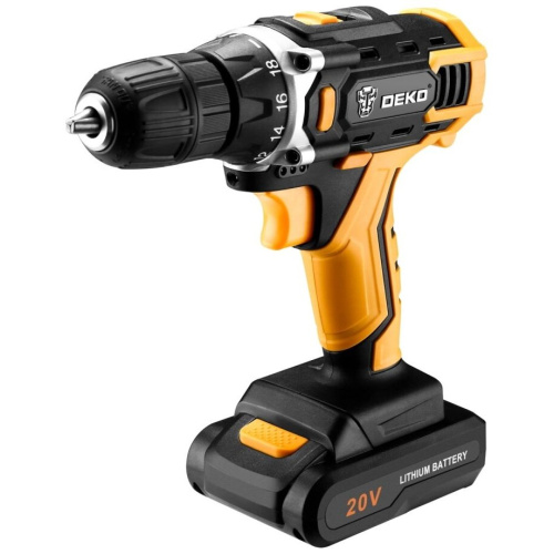 Дрель аккумуляторная DEKO DKCD 20 FU-Li SET3 20v 2*1.5Ah Li-Ion 063-4177