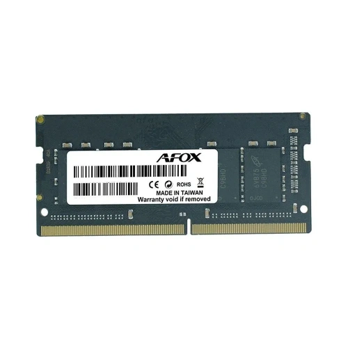 ОЗУ Afox AFSD416PS1P 16GB DDR4 3200Mhz SO-DIMM Single Channel Package (1x16GB) PC4-25600, 260- Pin, Non-ECC, Un-Buffered, CL 22-22-22-52, 1.2V