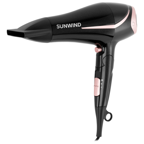 Фен SunWind SUHD 550 черный/розовое золото