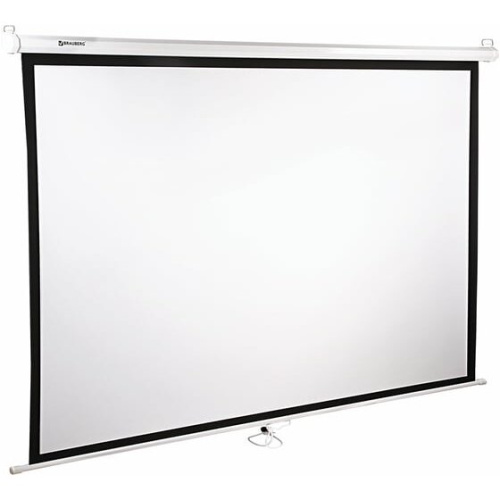 Проекционный экран BRAUBERG 236728 Wall настенный 150х200см матовый, 4:3