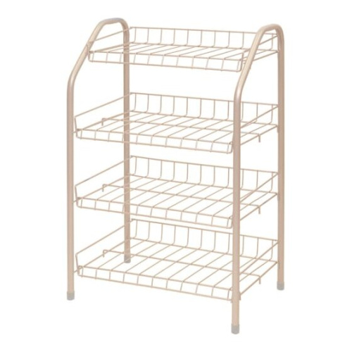 Этажерка для обуви НИКА ЭТ2/БЖ бежевый металлик