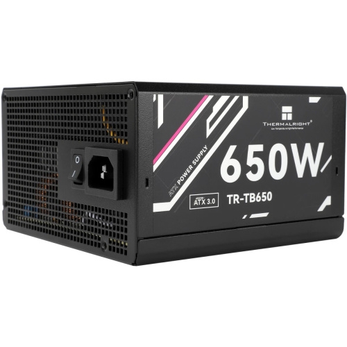 Блок питания Thermalright TR-TB650 650W 80+ Bronze (ATX, 3.0, Full modular, 1x24(20+4)pin, 2xCPU 8(4+4)pin, 4xPCIe*2 8(6+2)pin, 3xSATA3)