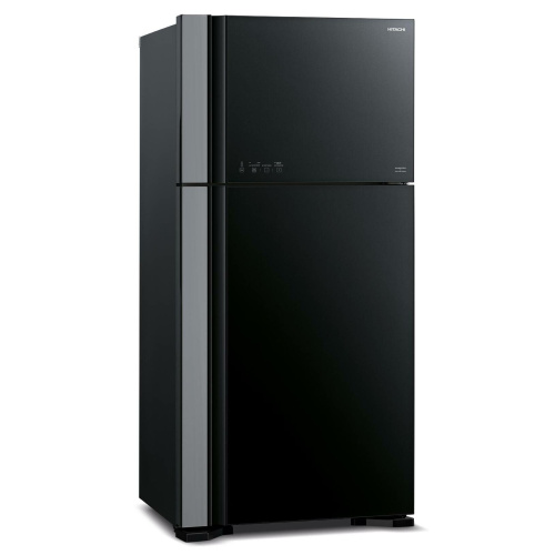 Холодильник Hitachi R-VG660PUC7-1 GBK черное стекло
