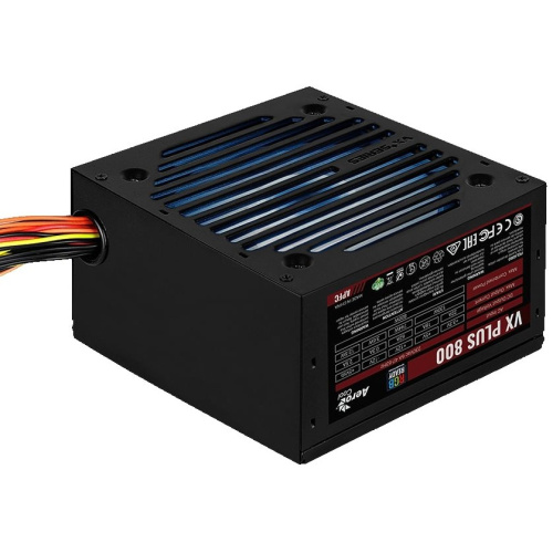 Блок питания Aerocool VX Plus (VX Plus 800 RGB) 800W, ATX, RGB, 20+4 pin, 120mm fan, 6xSATA