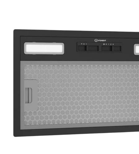 Вытяжка полновстраиваемая Indesit INAE 64LM BL черный