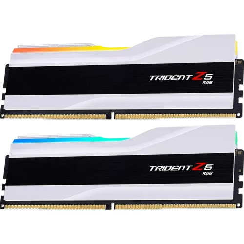 ОЗУ G.SKILL Trident Z5 RGB (F5-6000J3036F48GX2-TZ5RW) 96GB (2x48GB) 6000MHz DDR5 CL30 (30-36-36-96) 1.35V / White