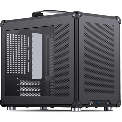 Корпус JONSBO C6 Max Black без БП, mini-ITX, micro-ATX, черный