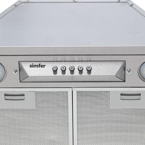 Вытяжка полновстраиваемая Simfer 8672SM серый