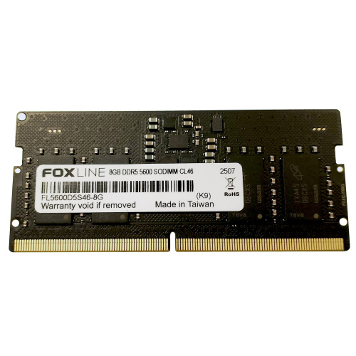 ОЗУ Foxline FL5600D5S46-8G SODIMM 8GB 5600 DDR5 CL 46