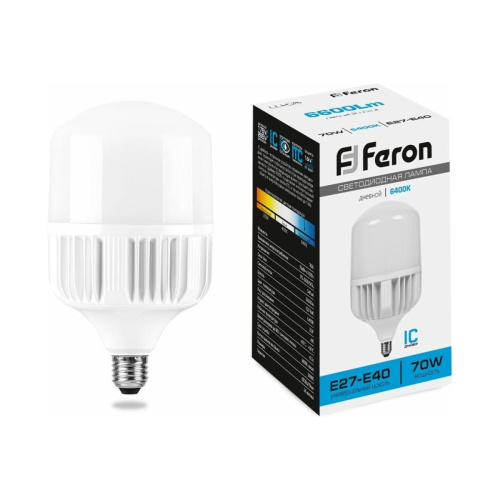 Лампа светодиодная FERON LB-65 (25783) 70W E40 6400K