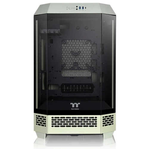 Корпус Thermaltake The Tower 300 Matcha Green (CA-1Y4-00SEWN-00) зеленый без БП miniITX 7x120mm 5x140mm 2xUSB3.0 audio bott PSU