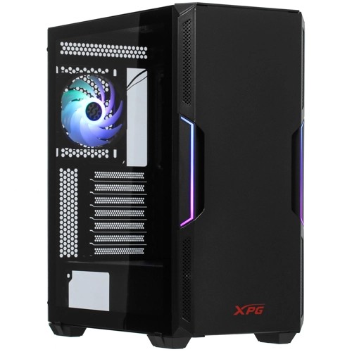 Корпус ADATA XPG Starker черный (STARKER-BKCWW) Mid-Tower, Micro-ATX, Mini-ITX, Standard-ATX, USB 3.2 Gen1 Type-A