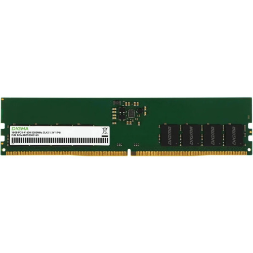 ОЗУ Digma DGMAD55200016S DDR5 16GB 5200MHz RTL PC5-41600 CL42 DIMM 288-pin 1.1В single rank Ret