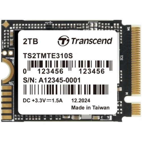 SSD Transcend MTE310S, 2TB, 3D TLC NAND, M.2 2230,PCIe Gen4x4, R/W - 5000/4000 MB/s