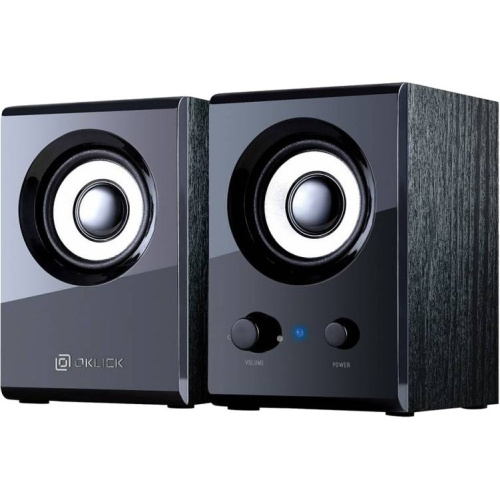 Колонки Oklick OK-160 2.0 черный 6Вт