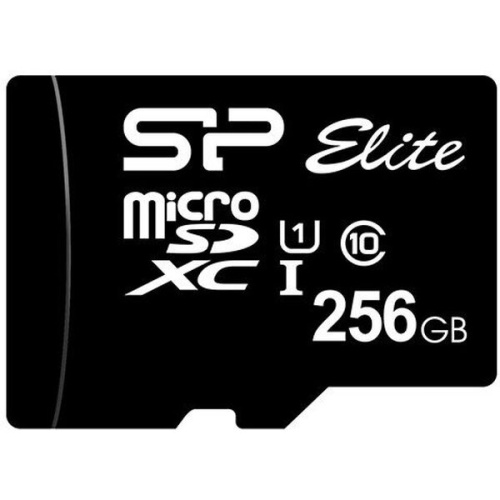 Карта памяти Silicon Power (SP256GBSTXBV1V20) microSDXC 256Gb Class10 Elite w/o adapter