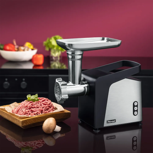 Мясорубка Rondell RDE-1455 стальной